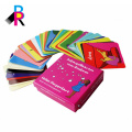 Customized Colourful Recreational Round Corner Playing Card